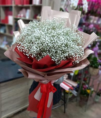 Букет цветов из: Гипсофила в Смышляевка