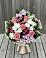 Букет цветов из: Альстромерии, Гвоздики, Розы и Хризантемы в Смышляевка