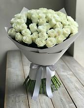 Букет 35 Белых роз в Смышляевка