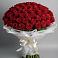 Букет 101 Красная роза Блэк Мэджик в Смышляевка