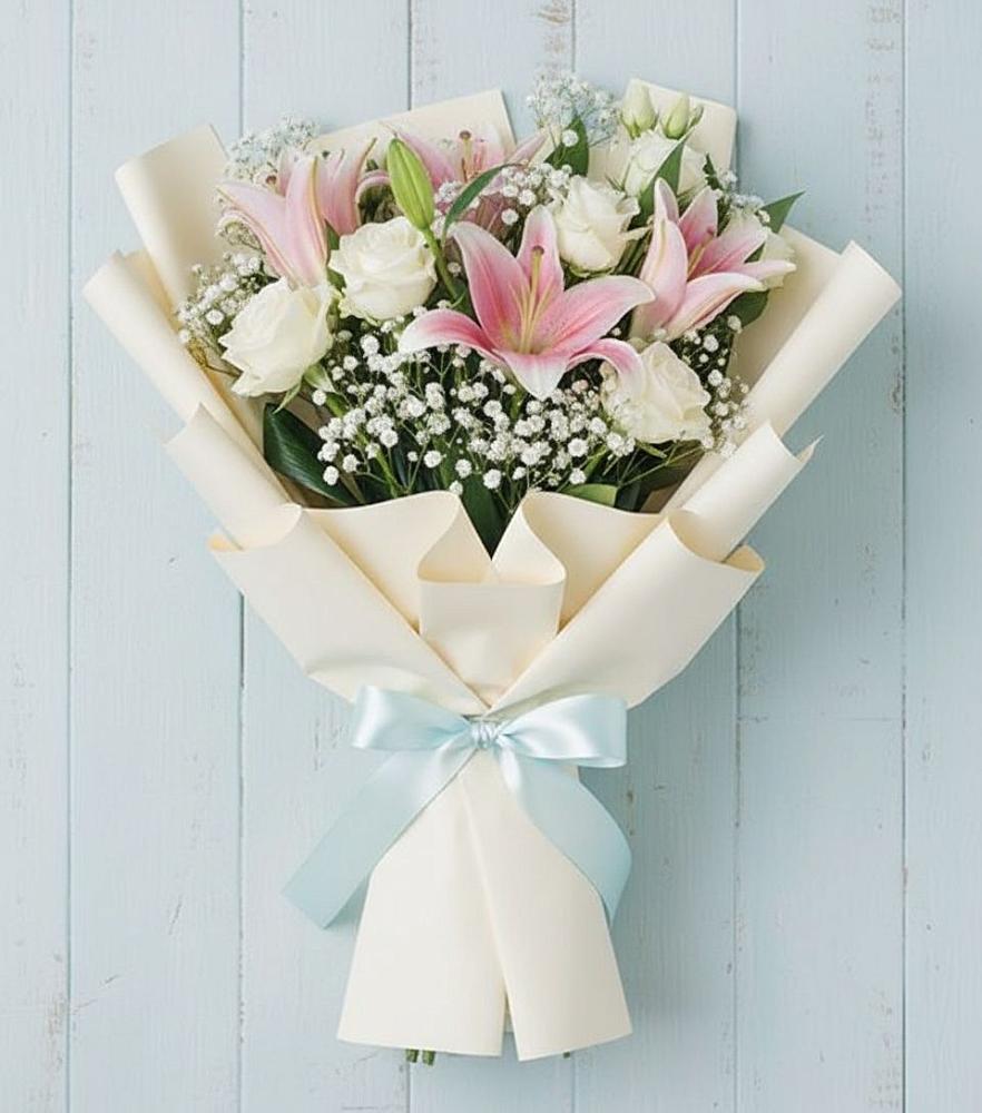 Букет цветов из: Лилии в Смышляевка