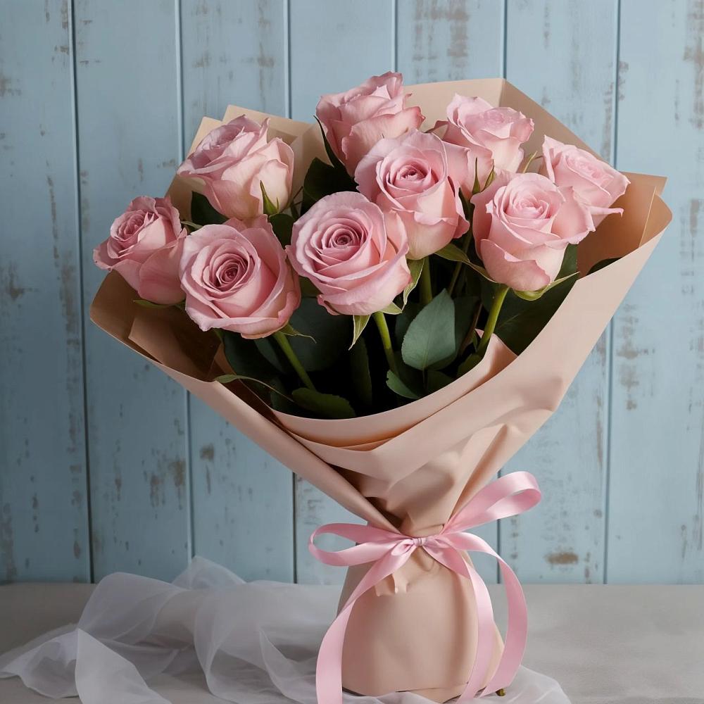 Букет цветов из: Розы в Смышляевка