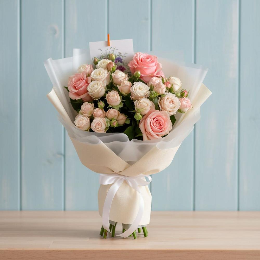 Букет цветов из: Розы в Смышляевка