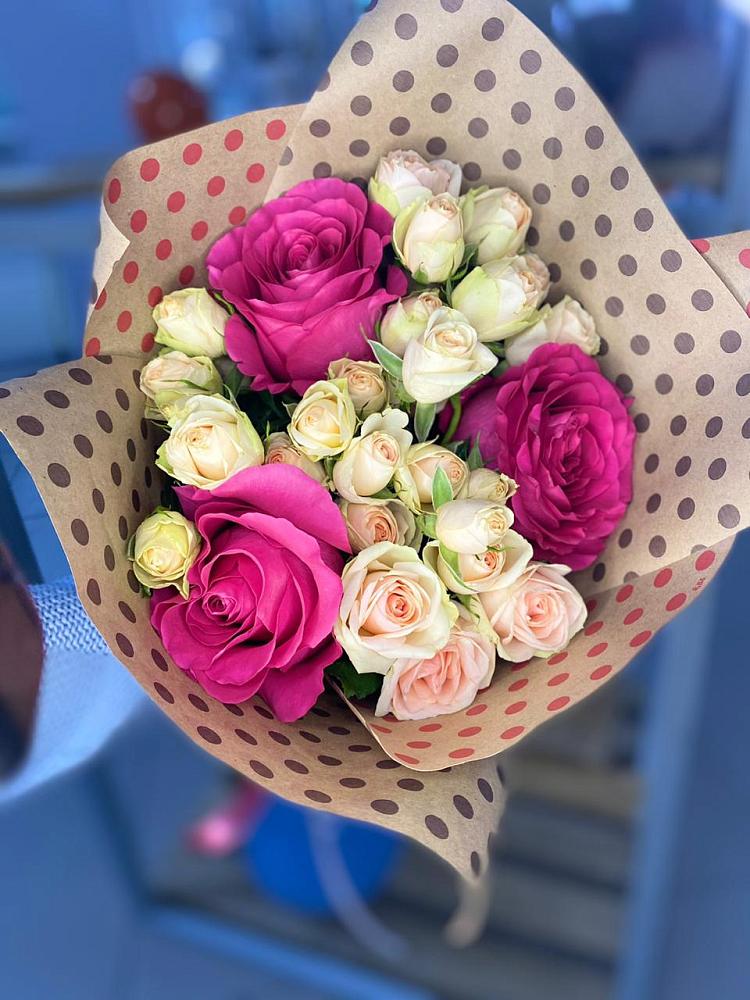 Букет цветов из: Розы в Смышляевка