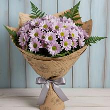 Букет цветов из:  Хризантемы в Смышляевка