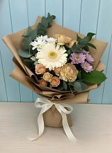 Букет цветов из:  Герберы и Хризантемы в Смышляевка