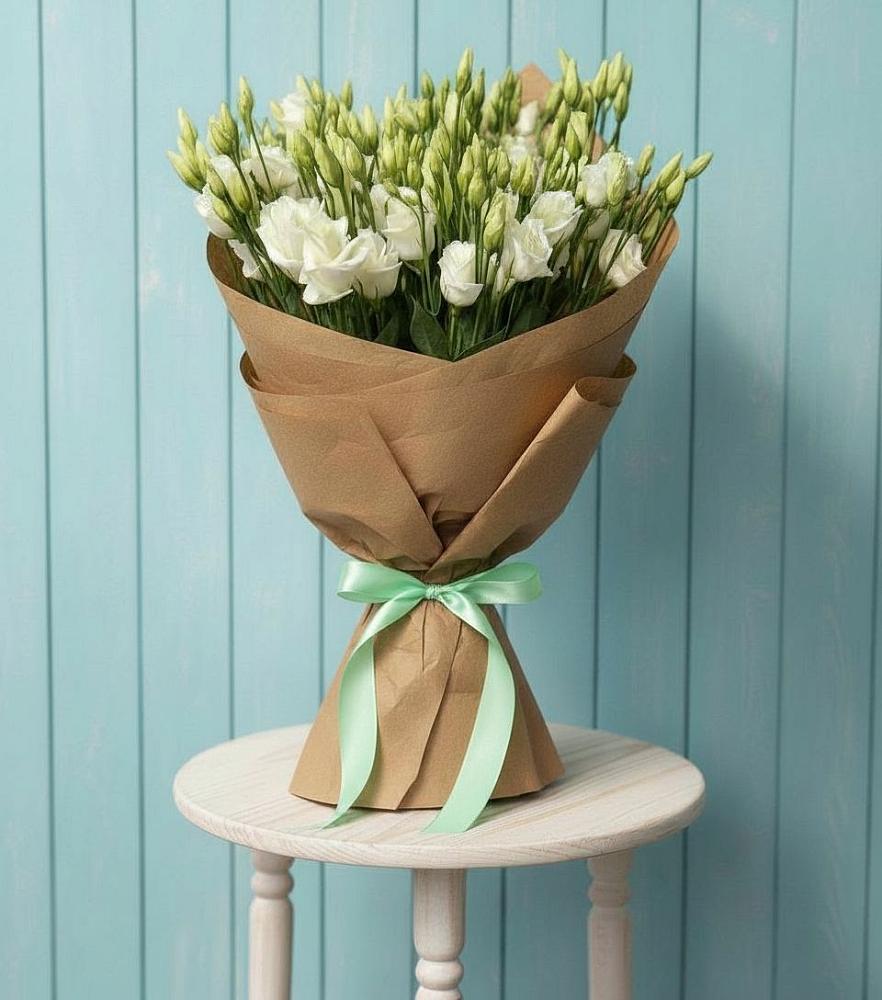 Букет цветов из: Лизиантусы в Смышляевка