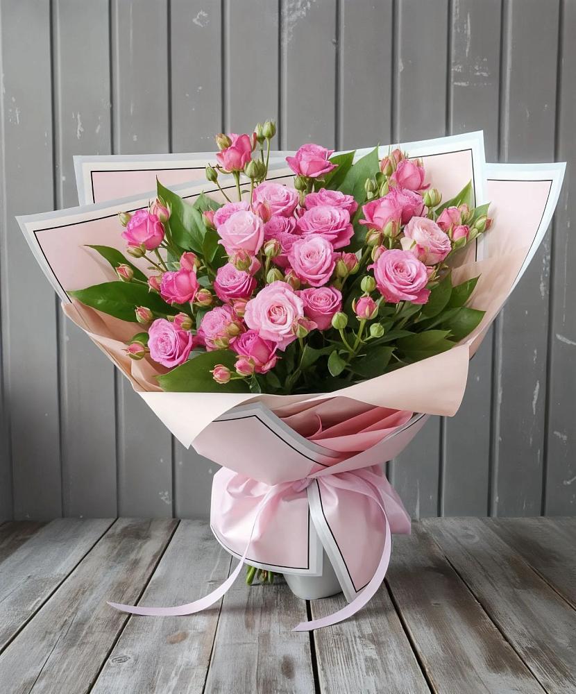 Букет Розовый кустик в Смышляевка