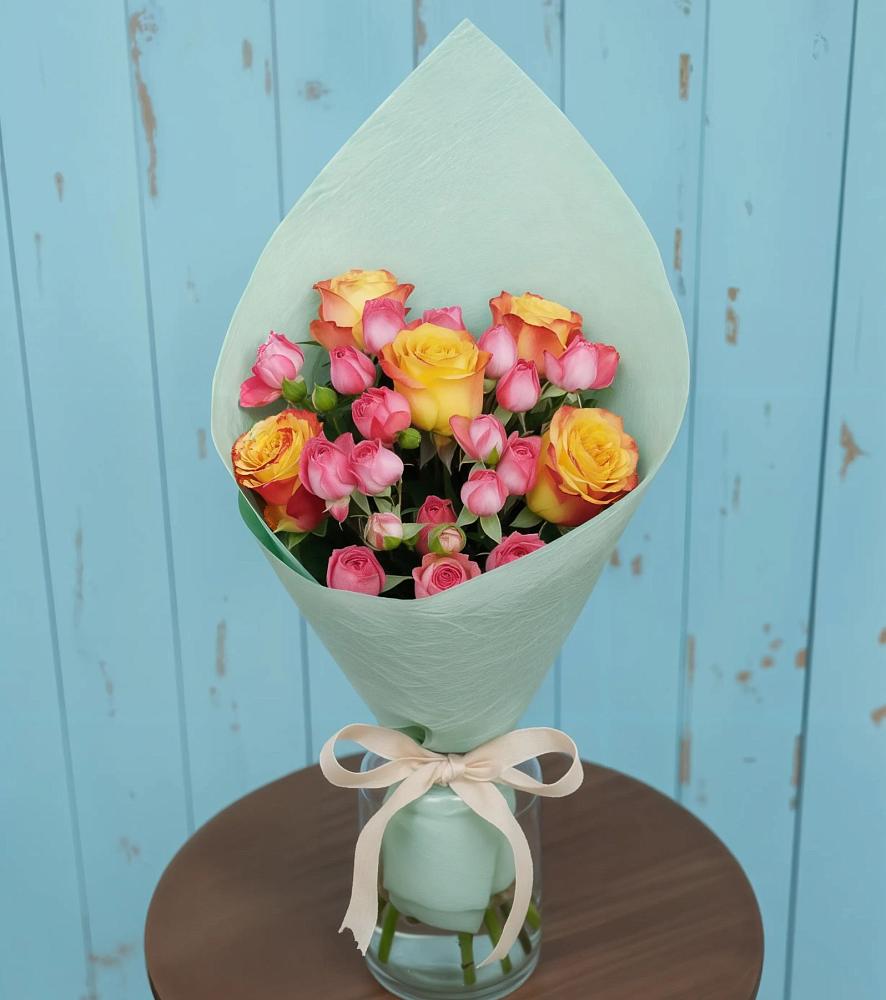 Букет цветов из: Розы в Смышляевка