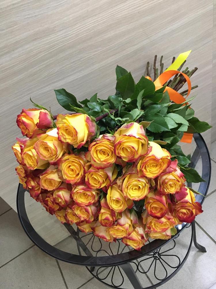 Букет Желтые розы в Смышляевка