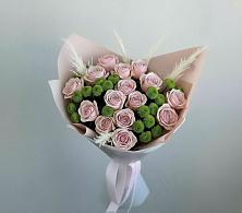 Букет цветов из:  Розы и Хризантемы #REPLACE_PRED# Смышляевка