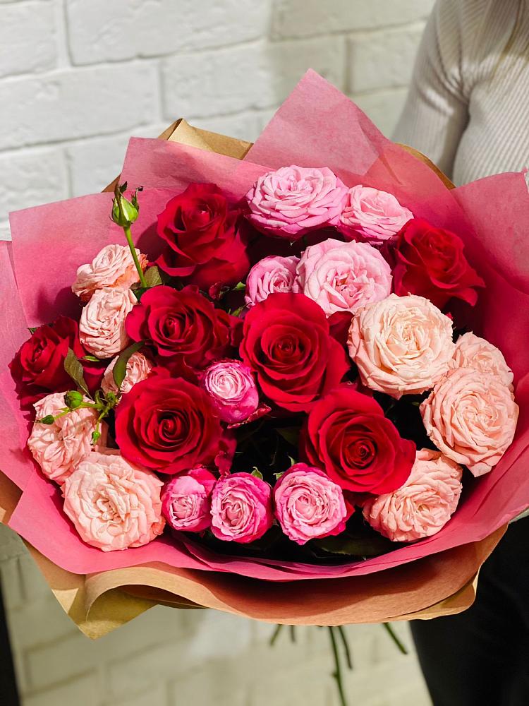 Букет цветов из: Розы в Смышляевка