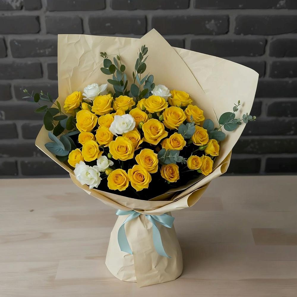 Букет цветов из: Розы в Смышляевка