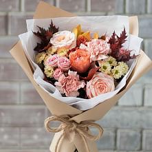 Букет цветов из:  Гвоздики, Хризантемы и Розы #REPLACE_PRED# Смышляевка