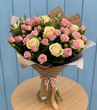 Букет цветов из:  Розы в Смышляевка