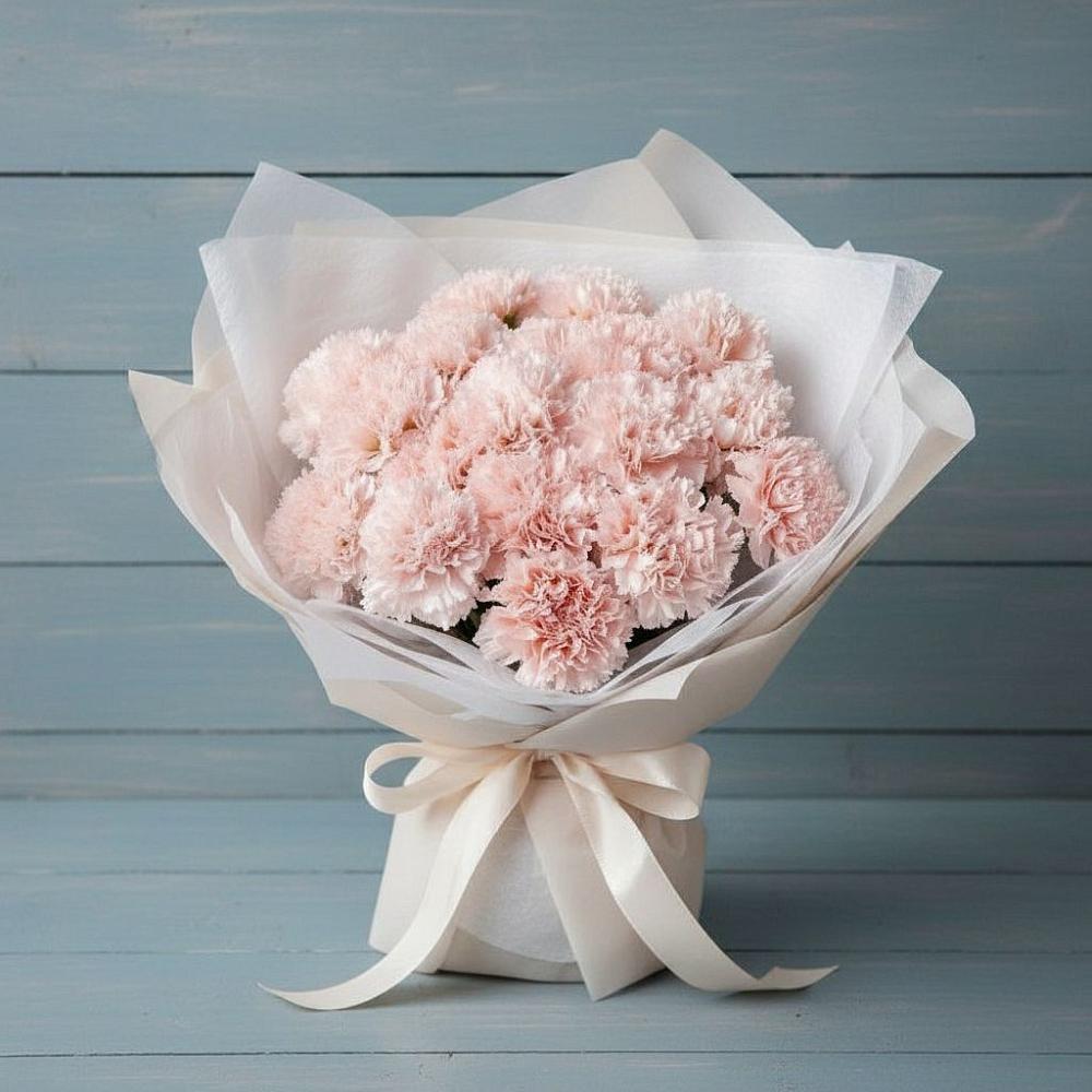 Букет цветов из: Гвоздики в Смышляевка