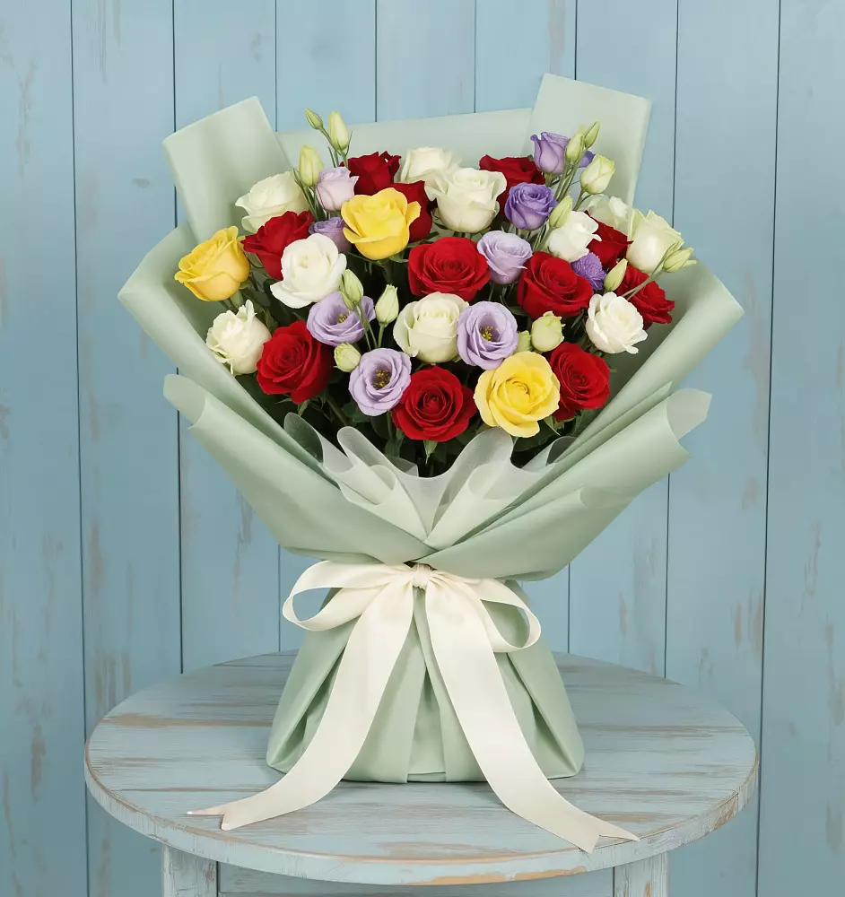 Букет цветов из: Розы в Смышляевка