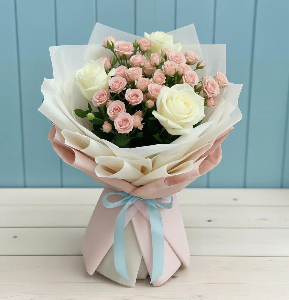 Букет цветов из: Розы в Смышляевка