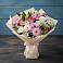 Букет цветов из: Хризантемы, Альстромерии и Розы в Смышляевка